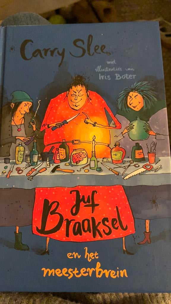 Carry Slee - Juf Braaksel en het meesterbrein, Boeken, Kinderboeken | Jeugd | onder 10 jaar, Fictie algemeen, Carry Slee, Ophalen of Verzenden