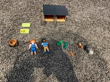 Playmobil set 70675 country met poppetjes en konijnenhok beschikbaar voor biedingen