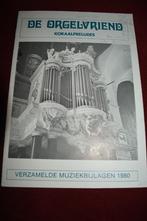 De Orgelvriend, Koraalpreludes, 1980, Gelezen, Instrument, Diverse auteurs, Ophalen of Verzenden
