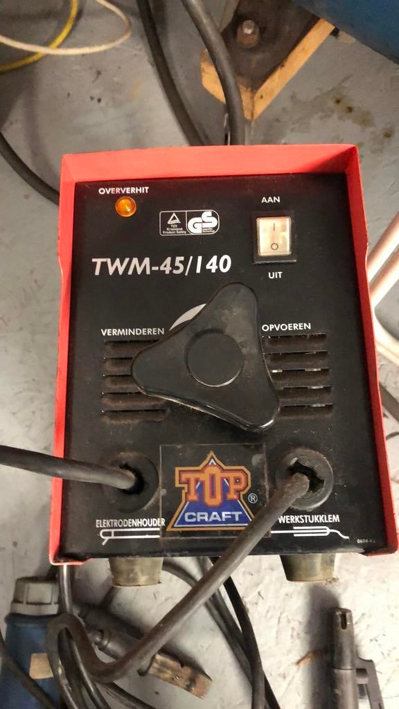 220V lasapparaat elektroden, Ophalen, Gebruikt, Minder dan 150 ampère, Elektroden