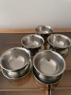 5x vintage industrieel soepkom soepkommen soepbakje soep, Ophalen of Verzenden