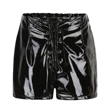 Zwarte kunst leren hot pants hotpants wetlook dames sexy beschikbaar voor biedingen