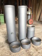 geïsoleerde RVS schoorsteen 180/250, Ophalen, Zo goed als nieuw, Hout, Gaskachel