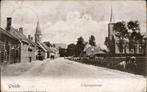 Groede Schuitvlotstraat kerk koeien varkens st vóór 1906, Zeeland, Gelopen, Ophalen of Verzenden, Voor 1920