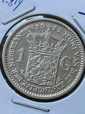 Zilveren gulden 1917 beschikbaar voor biedingen