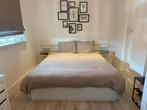 Bed 160x200 ikea, Huis en Inrichting, Slaapkamer | Bedden, Ophalen, Gebruikt, Wit, Tweepersoons