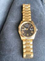 Het is een goudkleurige stainless steel GUESS horloge, Sieraden, Tassen en Uiterlijk, Staal, Staal, Polshorloge, Zo goed als nieuw