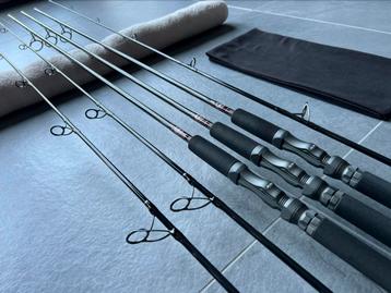 3 x Bart Bakker Baton SuperSlim Custom SuperDeluxe 10ft NW! beschikbaar voor biedingen