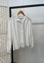 Witte broderie katoen blouse top maat M 38 L 40, Nieuw, Ophalen of Verzenden, Wit, In april 1986