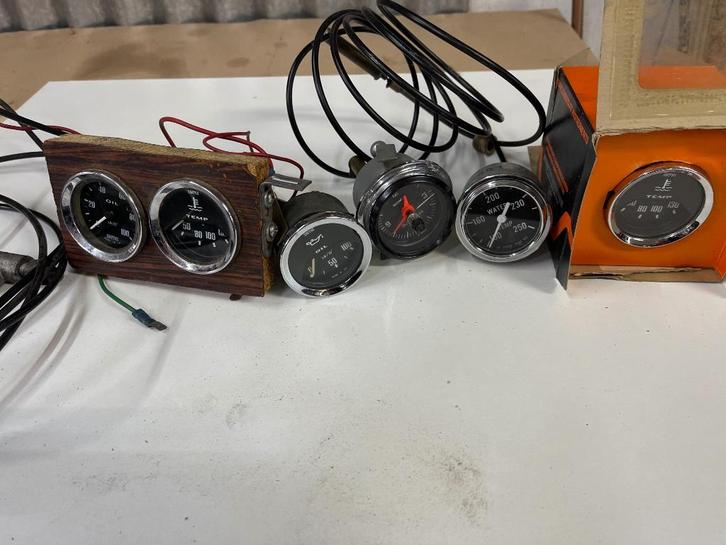 Auto instrumenten2 smithsoliedrukmeter 2smiths tempmeter, Auto diversen, Auto-accessoires, Gebruikt, Ophalen