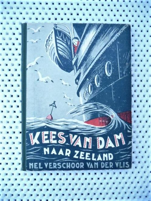 Boekje Kees van dam naar zeeland, N Verschoor VINTAGE, Boeken, Kinderboeken | Jeugd | 10 tot 12 jaar, Zo goed als nieuw, Fictie