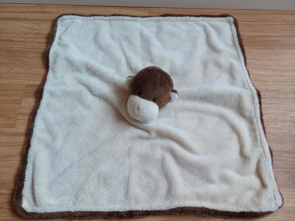 Knuffeldoekje doekje doek menzis aap aapje beige bruin, Ophalen of Verzenden