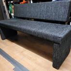 Eettafelbank antraciet, Huis en Inrichting, Stoelen, Ophalen, Zo goed als nieuw, Grijs, Eén