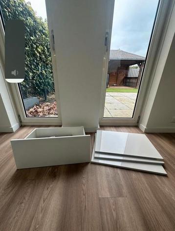 Ikea BESTA deur (3x) en lade wit SELSVIKEN