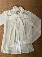 Blouse met strik, Verzenden, Zo goed als nieuw, Maat 38/40 (M), Beige