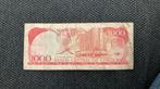 Costa rica 1000 colones, Ophalen of Verzenden, Midden-Amerika