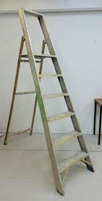 Stevige ladder werkhoogte 3,60 m, Doe-het-zelf en Verbouw, Ladders en Trappen, Ophalen, Gebruikt, Ladder, 2 tot 4 meter