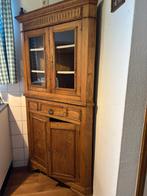 Antieke Keuken Hoekkkast, Ophalen, Gebruikt, Eikenhout, 50 tot 100 cm