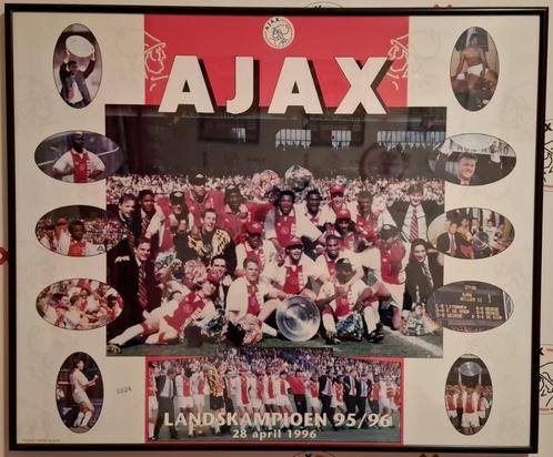 Ajax kampioensfoto landskampioen 95/96, Verzamelen, Sportartikelen en Voetbal, Gebruikt, Overige typen, Ajax, Ophalen of Verzenden