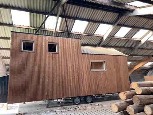 Nieuwe Tiny House on Wheels - Unieke Woonoplossing!, Doe-het-zelf en Verbouw, Bouwketen en Schaftketen, Nieuw, Ophalen