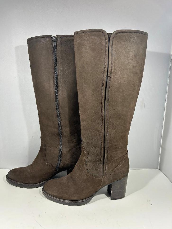 Bruno Premi, maat 38, mooie bruin leren laarzen., Kleding | Dames, Schoenen, Zo goed als nieuw, Hoge laarzen, Bruin, Verzenden