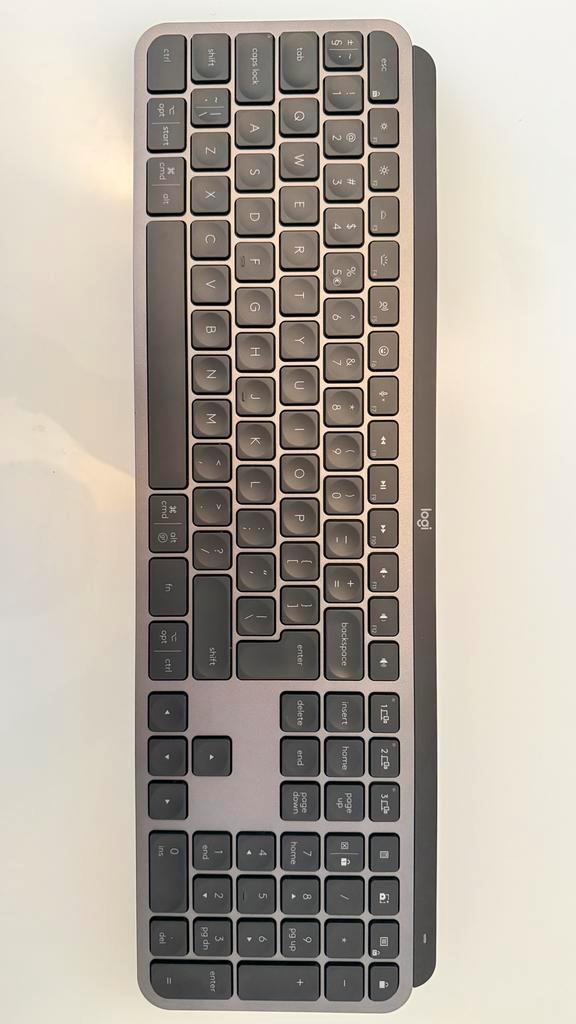 Logitech MX Keys S, Computers en Software, Toetsenborden, Zo goed als nieuw, Qwerty, Draadloos, Ergonomisch, Ophalen