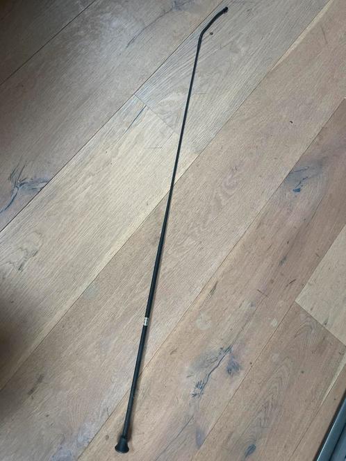Paardrijzweep van Edward Goddard – zwart, in nette staat, Dieren en Toebehoren, Paardrijkleding, Zo goed als nieuw, Ophalen
