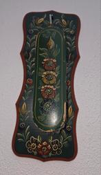 Vintage Houten Kleerborstel met Bloemmotief, Ophalen of Verzenden