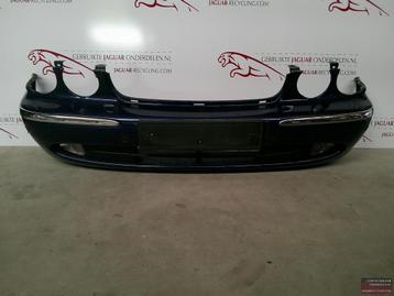 Voorbumper Jaguar X350 blauw met PDC, powerwash en verlichti beschikbaar voor biedingen