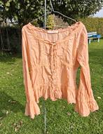 Schitterende Isla Ibiza Bonita bloes / Wijd uitlopend / Kant, Kleding | Dames, Maat 38/40 (M), Isla Ibiza Bonita, Oranje, Ophalen of Verzenden