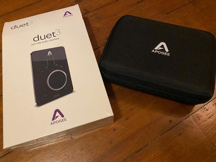 Apogee Duet 3 - Mint Condition - Receipt November, Computers en Software, Geluidskaarten, Zo goed als nieuw, Extern, Ophalen of Verzenden