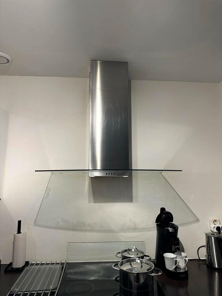 Ikea Whirlpool Wandschouwkap - RVS, Witgoed en Apparatuur, Afzuigkappen, Gebruikt, Inbouw, Wandschouwkap, 400 tot 600 m³ per uur