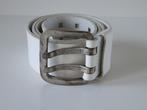 The Belt riem. Leer. Wit., Ophalen of Verzenden, 115 cm of meer, Wit, Echt leder