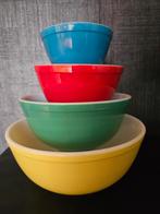 Vintage Pyrex Mengkommen Set - 401-404, Ophalen of Verzenden