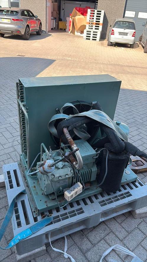 Bitzer koelcompressor + condensorunit – motor vastgelopen, Doe-het-zelf en Verbouw, Compressors, 100 liter of meer, Ophalen