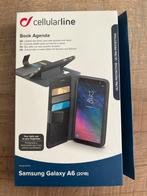 Book agenda samsung galaxy A6 (2018) hoesje zwart, Verzenden, Zo goed als nieuw, Bescherming, Samsung