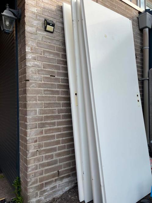 Opdekdeuren nog 3, Doe-het-zelf en Verbouw, Deuren en Horren, Gebruikt, Binnendeur, 200 tot 215 cm, 80 tot 100 cm, Ophalen of Verzenden