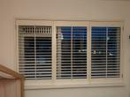 Mooie witte houten shutters, Ophalen, 150 tot 200 cm, Zo goed als nieuw, Wit