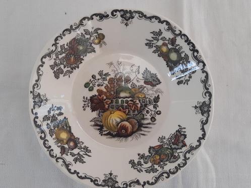 Mason`s:   rond schaaltje servies decor FRUIT BASKET, Antiek en Kunst, Antiek | Servies los, Ophalen of Verzenden