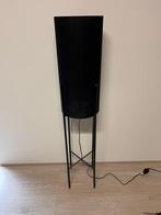 Zwarte Staanlamp - Elegant Design, Huis en Inrichting, Lampen | Vloerlampen, Ophalen, Zo goed als nieuw, Metaal, 100 tot 150 cm