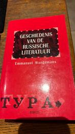 Geschiedenis van de Russische literatuur, Europa, Emmanuel Waegemans, Ophalen of Verzenden, Zo goed als nieuw