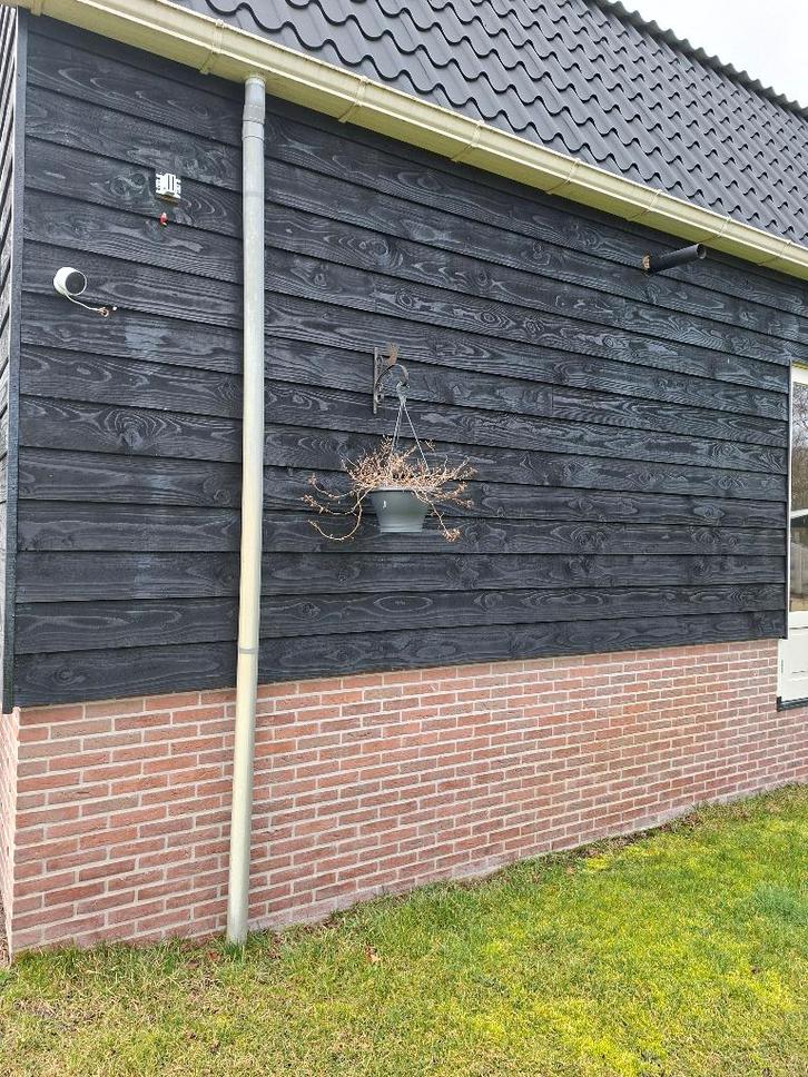 Zwarte rabat delen, Tuin en Terras, Palen, Balken en Planken, Zo goed als nieuw, Planken, 250 cm of meer, Ophalen