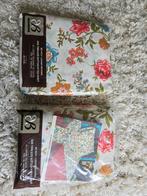 Vintage BIBB 2 x een persoons bloemen hoeslaken, Hoeslaken of Sloop, Nieuw, Ophalen of Verzenden, Overige kleuren