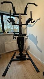 Fitnessapparaat Tunturi PT80 Power Tower, Sport en Fitness, Ophalen, Krachtstation, Zo goed als nieuw, Metaal