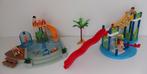 Playmobil 4858 zwembad met glijbaan & 6670 waterspeeltuin, Ophalen of Verzenden