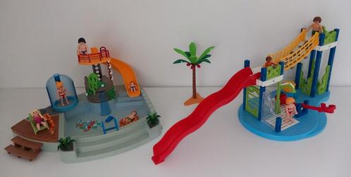 Playmobil 4858 zwembad met glijbaan & 6670 waterspeeltuin, Kinderen en Baby's, Speelgoed | Playmobil, Ophalen of Verzenden