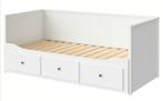 Bedbank Ikea uitschuifbaar logeerbed en lades Hemnes, Huis en Inrichting, Slaapkamer | Bedden, Ophalen, Zo goed als nieuw, Hout