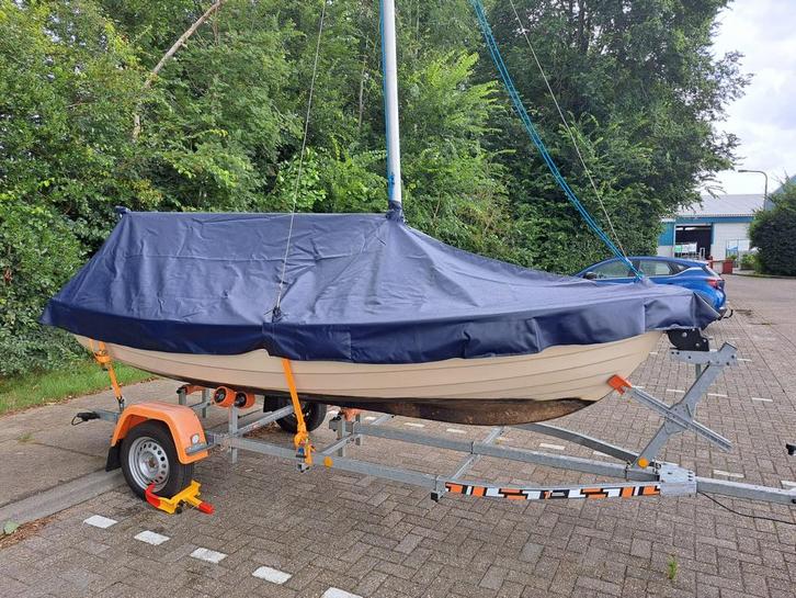 Askeladden 435 Roei/ zeilboot, Watersport en Boten, Open zeilboten, Gebruikt, Overige typen, 3 tot 6 meter, Polyester, Geen motor