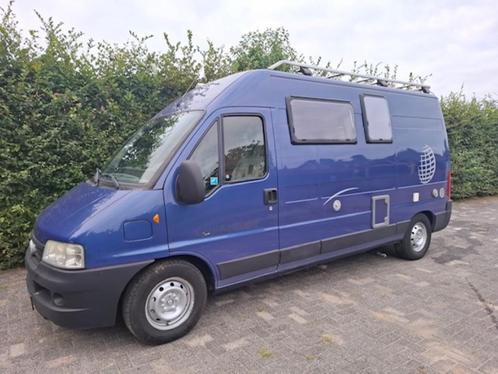 Fiat Ducato Globecar 2.3 JTD (possl) met motorairco 2004, Caravans en Kamperen, Campers, Particulier, tot en met 2, Buscamper of Camperbus