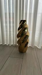 Grote goude vaas, Ophalen of Verzenden, Zo goed als nieuw, Glas, 50 tot 75 cm